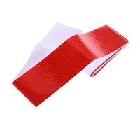 ERINGOGO 4PCS Red Self-adhesive Vehicle Reflective Tape Safety Warning Strips for Trucks Trailers Cars Nighttime Visibility Conspicuity