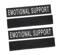 ERINGOGO 4PCS Reflective Dog Vest Patches Soft Pet Harness Patches for Therapy Dogs Night Visibility Safety Training Gear