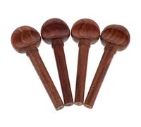 ERINGOGO 4pcs Rosewood Violin Tuning Pegs Violin Wood Pegs Replacement for String Instrument Musical Accessories