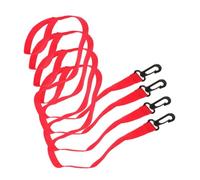 ERINGOGO 4pcs Safety Walking Ropes with Hooks Bright Red Leashes for Preschoolers Lost Harness for Secure Outdoor Walking for Comfortable Distance