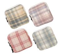 ERINGOGO 4pcs Sanitary Napkin Storage Bag Portable Tampon Pouch for Periods Keys and Cosmetics Cute and Compact Design for Privacy and Convenience