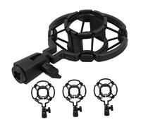 ERINGOGO 4pcs Shockproof Microphone Stand for Recording Mic Vibration Frame Clip Holder for Live Streaming and Podcasting
