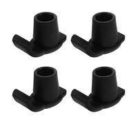 ERINGOGO 4pcs Slip Cane Pads Walker Ski Grips for Seniors Glides for Walkers Heavy Duty Ski Glides Outdoor Walking Frame