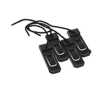 ERINGOGO 4pcs Snap Type Surfboard Tail Rudder Splitters Nylon Water Splitter Clips for Inflatable Paddle Boards Longboard Stability and Direction Control Accessories Black