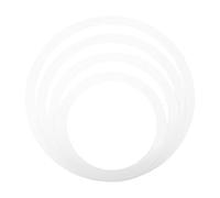 ERINGOGO 4pcs Snare Drum Mute Pads Noise Reduction Drum Kit Silencing Rings Portable Practice Accessories