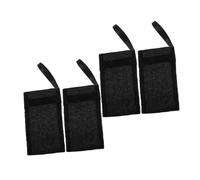 ERINGOGO 4Pcs Soap Foaming Mesh Storage Bags with Drawstring for Shower Bath Body Cleaning Comfortable Texture Soap Saver Pouches for Hanging and Rich Lather Black