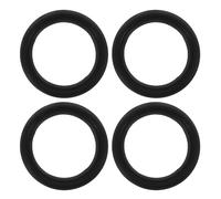 ERINGOGO 4pcs Stroller Tire Replacement: Inner Tire Tube for Strollers - Baby Carriage Accessories - Front and Rear Tyre Tube Rubber for Pram & Pushchair (Black) 12.5x12.5x3cm