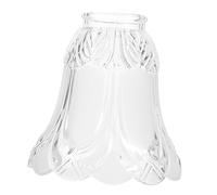 ERINGOGO 4Pcs Transparent Frosted Glass Lamp Shades Replacement for Ceiling and Wall Lights Lightweight Lampshade Covers for Desk and Pendant Lamps Easy to Install Warm Room Lighting