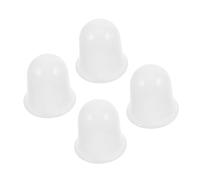 ERINGOGO 4pcs Transparent Silicone Cupping for Relaxation and Massage Manual Vacuum Cupping Tools for Back Neck Use Design