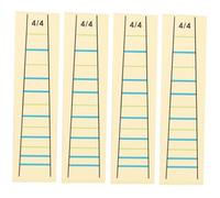 ERINGOGO 4pcs Violin Fingerboard Stickers Removable Beginners Fretboard Stickers for Violin Positioning Use Fingerboard