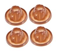 ERINGOGO 4pcs Volcano Science Models Erupting Volcano Props for Interactive Learning DIY Science Projects Reusable Plastic Model Kit for Family and School Activities