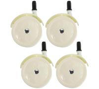 ERINGOGO 4Pcs Walker Replacement Wheels, Sturdy Swivel Caster Stroller Wheel Accessories for Walkers, Shopping Carts, and Prams, Smooth-Gliding Spare Parts for Trolleys