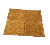 ERINGOGO 4pcs Washable Artificial Grass Chicken Nesting Pads for Coop Nesting Boxes Egg Laying Mats Chicken Poultry Supplies