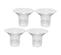 ERINGOGO 4Pcs Wearable Flange Inserts for Reusable Silicone Inserts Easy to Clean with Steam Boiling Water Comfortable Design for Confident Use Compatible with Standard Pumps