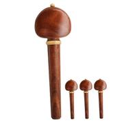 ERINGOGO 4Pcs Wooden Cello Tuning Pegs Set Sturdy Boxwood Knobs Cello Accessories for Professional Musicians