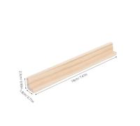 ERINGOGO 4pcs Wooden Domino Holders Desktop Stands for Letter Cards Alphabet Craft Display DIY Wooden Bases for Card and Domino Tile Organization