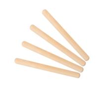 ERINGOGO 4pcs Wooden Music Rhythm Sticks Safe Percussion Instrument for Boys and Girls for Learning Basic Rhythm Techniques and Encouraging Musical Creativity