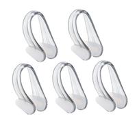 ERINGOGO 5 Boxes Portable Wear Resistant Nose Clips for Swimming Professional Water Nose Plugs with Compact Design for Adults Black for Comfortable Water Protection