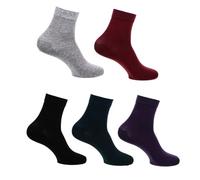 ERINGOGO 5 Pairs Silicone Moisturizing Socks for Women Anti-Cracking Foot Care Gel Socks Soft Breathable Foot Covers for Dry Cracked Skin Flexible Stretch for Healing and Hydrating