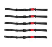 ERINGOGO 5 Pcs Adjustable Hard Hat Chin Straps with Y-shaped Design and Chin Guard Cover Stable Safety Helmet Accessories for Construction and Industrial Workers