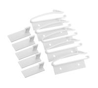 ERINGOGO 5 Sets Invisible Cabinet Locks with Strong Adhesive No Drilling Proofing Safety Latches for Cupboards and Furniture Durable Childproof Adhesive Locks for Kitchen and Bedroom