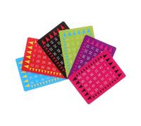ERINGOGO 5 Sets Telepathic Math Trick Cards for Mind Reading and Mental Calculation Interactive Number Prediction for Party Entertainment and Stage Performances
