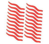 ERINGOGO 500pcs Soft Silicone Fishing Lures Realistic Earth Worm Bait for Bass Trout Natural Movement Artificial Worms Tackle for Freshwater and Saltwater Anglers