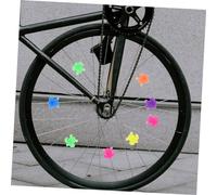 ERINGOGO 50Pcs Bike Beads for Wheel Spokes Decorative Clips Plastic Bicycle Accessories for Teens Fits All Standard Bicycle Spokes Easy Installation Wheel Decorations