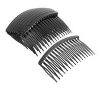 ERINGOGO 50pcs Black 16 Teeth Plastic Hair Inserted Combs DIY Hair Side Combs Hairpin Accessories for Women Styling