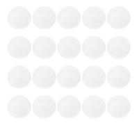 ERINGOGO 50pcs Can Badge Cover Protectors: 63mm/2.48" Transparent Round Covers for 58mm/2.28" Pin Badges, Scratch Resistant Film for Souvenir Display and Storage