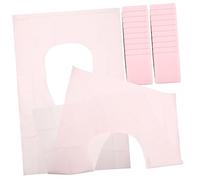 ERINGOGO 50pcs Disposable Toilet Seat Covers Pads for Travel and Public Restrooms Non Slip Protective Toilet Mats for Hotels Restaurants and Bathrooms Pink