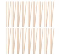 ERINGOGO 50pcs Natural Wood Rhythm Sticks 150x5mm Wooden Rods Music Sticks Educational Percussion for Boys and Early Learning