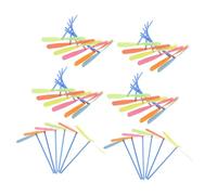ERINGOGO 50pcs Plastic Flying Dragonfly for Boys and Outdoor Fun Party Favors Hand Whirl for and Family Entertainment Random Color