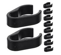 ERINGOGO 50pcs Plastic Mic Cable Holder Mic Stand Clamp Cable Clips for Stand Headphone Wire Clips Cord Clamp Earphone Accessory