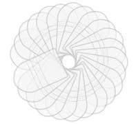 ERINGOGO 50Pcs PVC Coin Sleeves 5.2X5.5Cm Plastic Sealed Bags for Coin Collectors Stamp Storage Jewelry Pouches Individual Protector Pouch for Collection