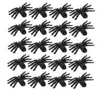 ERINGOGO 50pcs Realistic Plastic Fake Spider Props for Halloween Prank Decorations Lifelike Simulation Spiders for Horror Parties Educational to Spark Creativity and Imagination