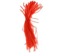 ERINGOGO 50Pcs Red Fine Mesh Vegetable Storage Bags Breathable Produce Net Pouches for Onions Potatoes Garlic Root Vegetables and Fruits Kitchen Storage and Shopping