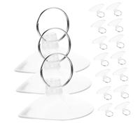 ERINGOGO 50Pcs Reptile Hammock Suction Cups Plastic Fixers for Small Pet Hammock Replacement Accessories for Smooth Surfaces Window Glass