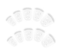 ERINGOGO 50pcs Silicone Finger Protectors for Guitar and Bass Transparent Finger Sleeves for Beginners Comfortable Thumb Guards for during Practice Sessions