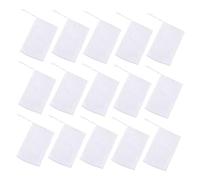 ERINGOGO 50pcs White Double-layer Soap Pouch Foaming Net Bubble Mesh for Face Cleansing, Multi-purpose Soap Holder Suitable for Daily Skincare Use
