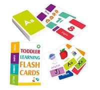 ERINGOGO 58 Sheets Educational Flash Cards for Engaging Sensory Learning for Color Shape and Animal Recognition present for Aged
