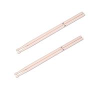 ERINGOGO 5a Maple Wood Drumsticks 2 Pairs Natural Performance Percussion Sticks for Jazz and Rock Drumming, Sturdy Drum Accessories for Practice and Live Music