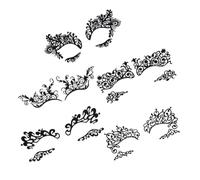 ERINGOGO 5pairs Drama Eye Temporary Eyeshadow Eyeliner Sticker for Women Eye Makeup Decals Random Style