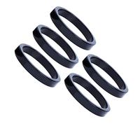 ERINGOGO 5Pcs Aluminium Alloy Bike Headset Spacers Lightweight Front Fork Stem Washers for Mountain and Road Bicycles Heat Resistant Handlebar Risers