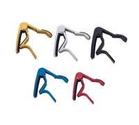 ERINGOGO 5pcs Aluminum Alloy Capo for Electric Guitar Folk Guitar Bass Ukulele Easy to Use Quick Release and Lightweight for Musicians