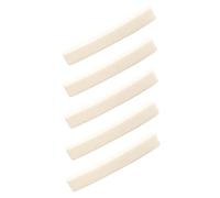 ERINGOGO 5pcs Bone Guitar Nuts Acoustic Guitar Accessories 4×0.63×0.34cm Replacement Saddles Suitable for Acoustic and Electric Nut Blanks Pack