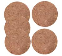 ERINGOGO 5Pcs Breathable Coconut Fiber Pigeon Breeding Mat Nesting Pads for Racing Pigeons Parrots and Small Birds Thick Natural Bird Egg Pads for Hatching and Comfort