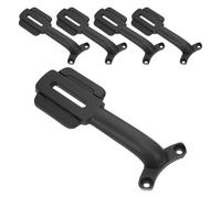 ERINGOGO 5Pcs Ceiling Fan Blade Arms Replacement Black Aluminum Fan Blade Support Mounts for Home and Hotel