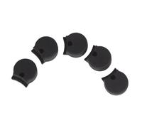 ERINGOGO 5pcs Clarinet Thumb Cushion Black Rubber Thumb Rest for Comfortable Playing Hard Rubber Design Standard Suitable for Clarinets Helps Maintain Correct Finger Position