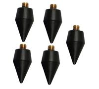 ERINGOGO 5pcs Drilling Pen Diamond Art Pen Tip Nail Art Refills Replacement Tips Metal Black